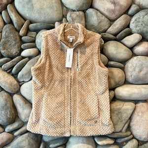 NWT Calvin Klein Faux Fur Vest - Size Medium